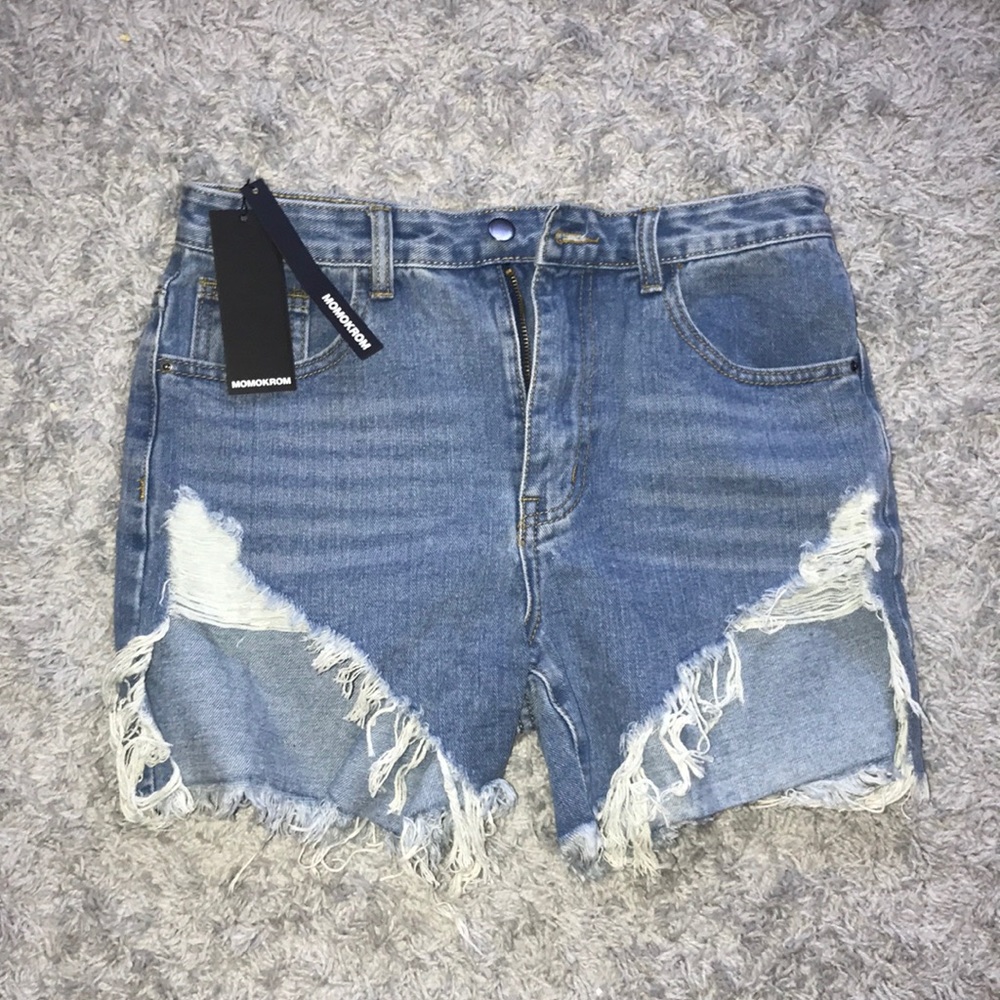 Denim shorts